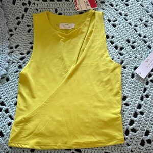 Vibrant Yellow Tank Top